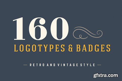 CM 160 Vintage logotypes and badges 324566