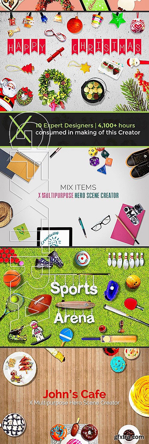 CM - X Multipurpose Hero Scene Creator 323329