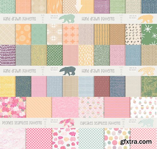 CreativeMarket 210+ patterns [90% OFF] 283519