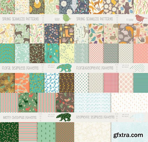 CreativeMarket 210+ patterns [90% OFF] 283519