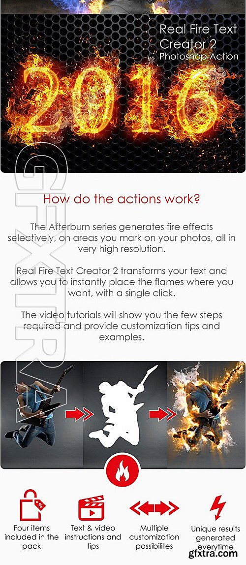 GraphicRiver - Fire Effects Bundle - Photoshop Actions 12165883