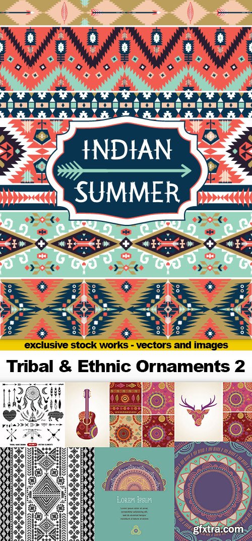 Tribal & Ethnic Ornaments 2 - 25x EPS