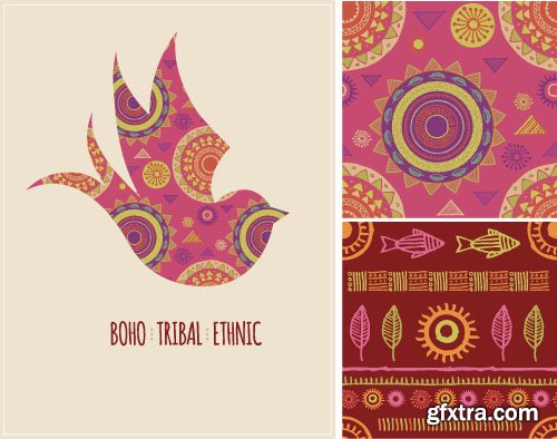 Tribal & Ethnic Ornaments 2 - 25x EPS