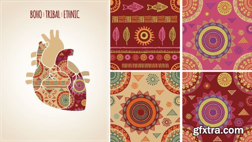 Tribal & Ethnic Ornaments 2 - 25x EPS