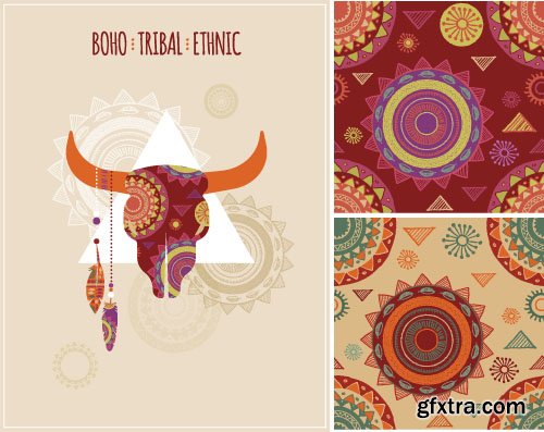 Tribal & Ethnic Ornaments 2 - 25x EPS