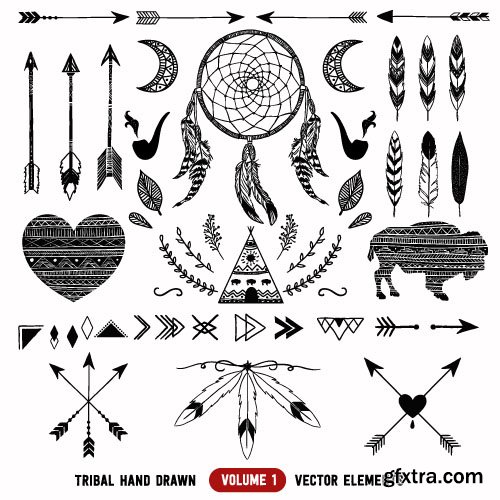 Tribal & Ethnic Ornaments 2 - 25x EPS