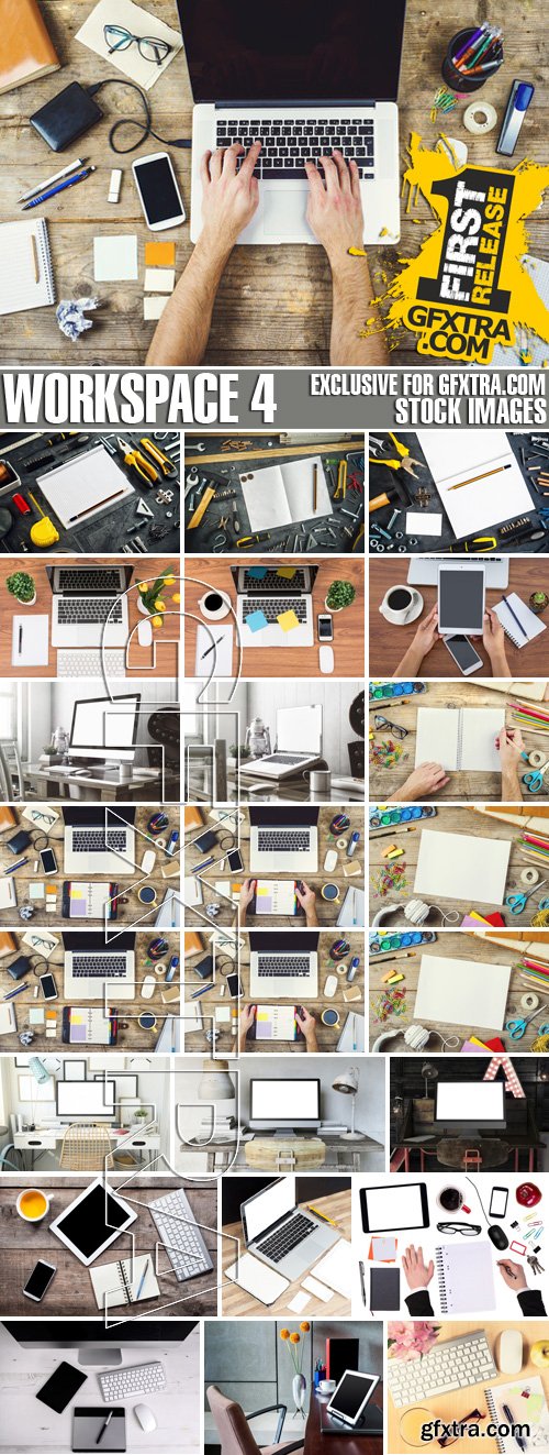 Stock Photos - Workspace 4, 25xJPG