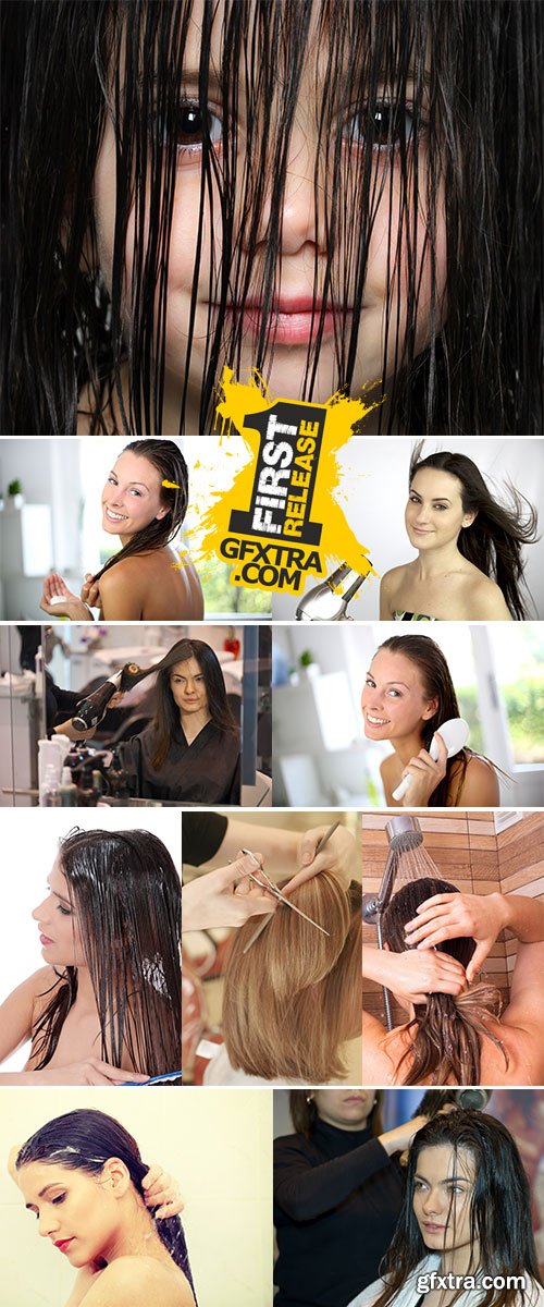 Stock Images Hair care