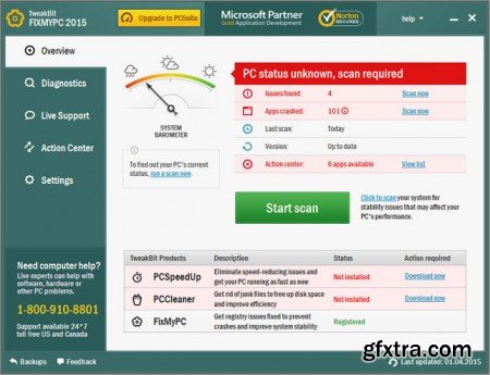 TweakBit FixMyPC v1.6.9.6 (+ Portable)