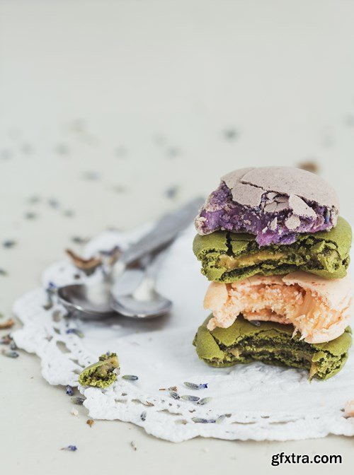 French Macarons 2 - 25x UHQ JPEG