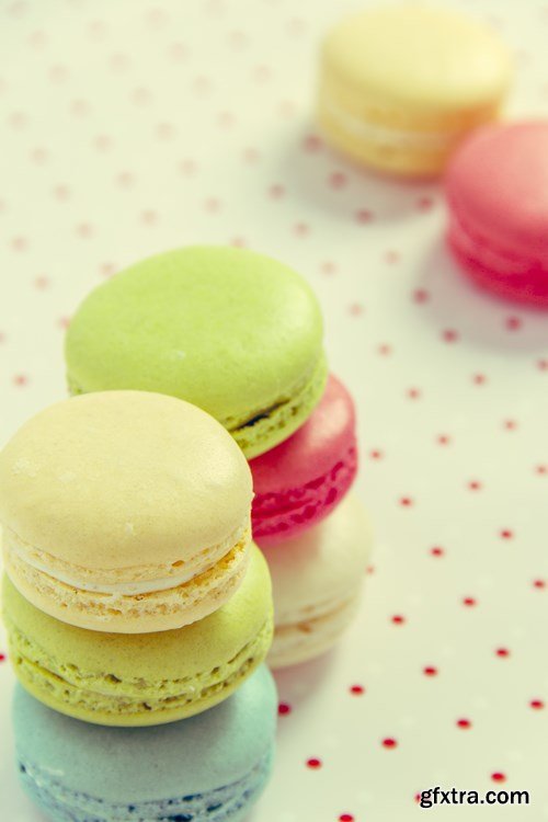 French Macarons 2 - 25x UHQ JPEG