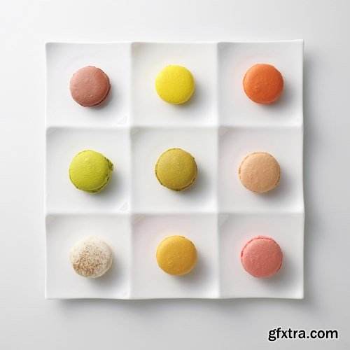 French Macarons 2 - 25x UHQ JPEG