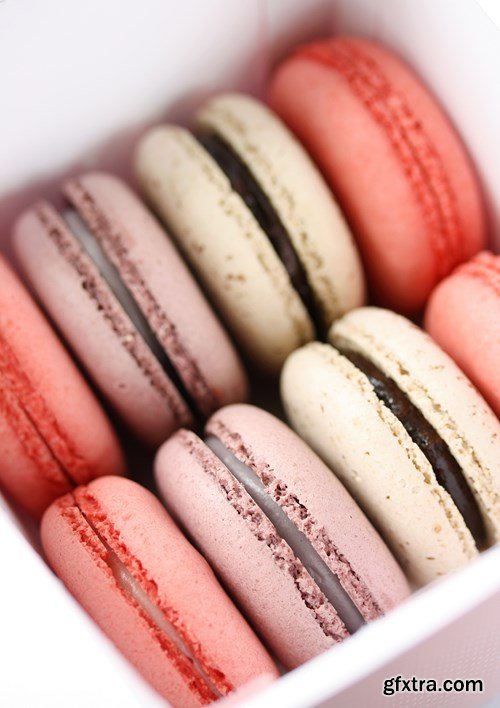 French Macarons 2 - 25x UHQ JPEG