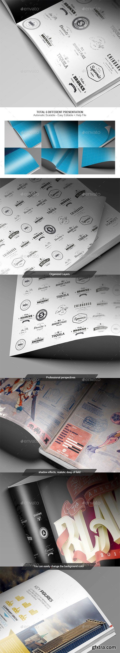 GraphicRiver - 9895152 Flyer / Logo / Brochure / Close-Up Mock-Up