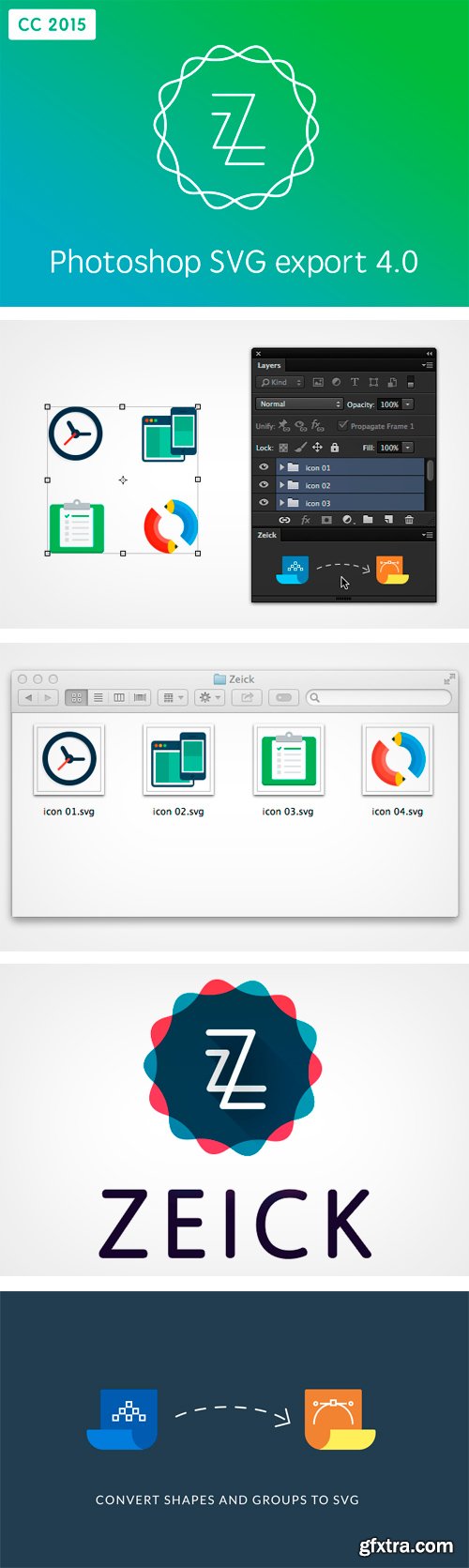 Zeick CC 2015 - Photoshop SVG Export (CM 323612)