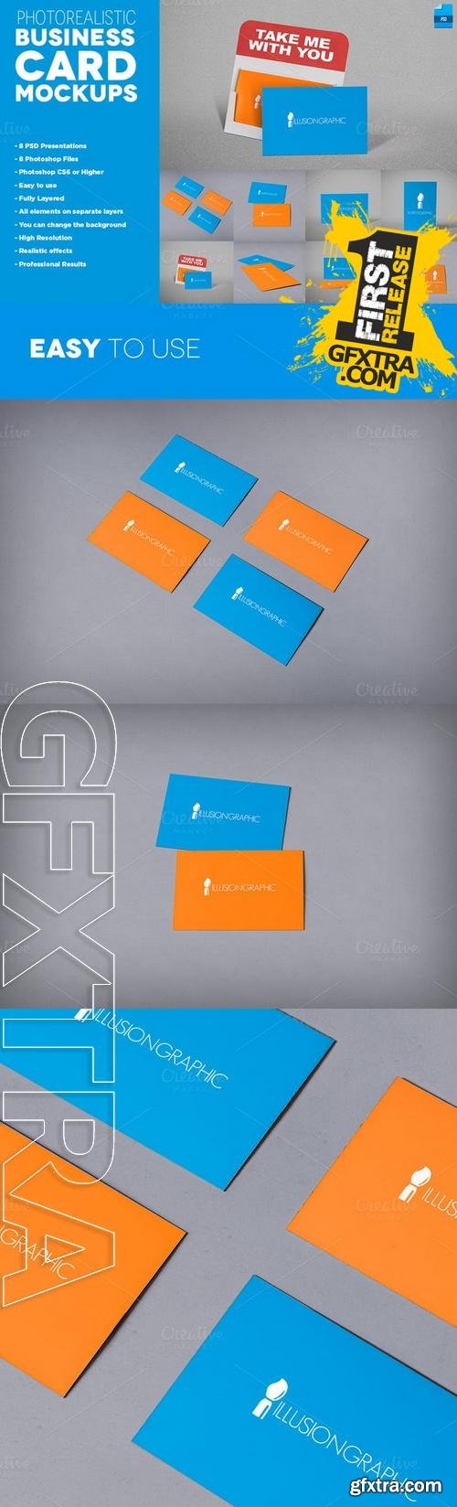 Photorealistic Business Cards Mockup - CM 323050