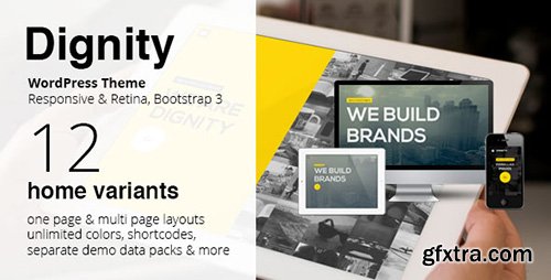 ThemeForest - DIGNITY v1.5 - WordPress One Page Responsive Portfolio - 6538685