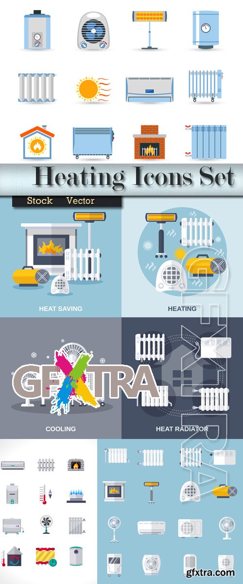 Collection Icons - Heating and cooling