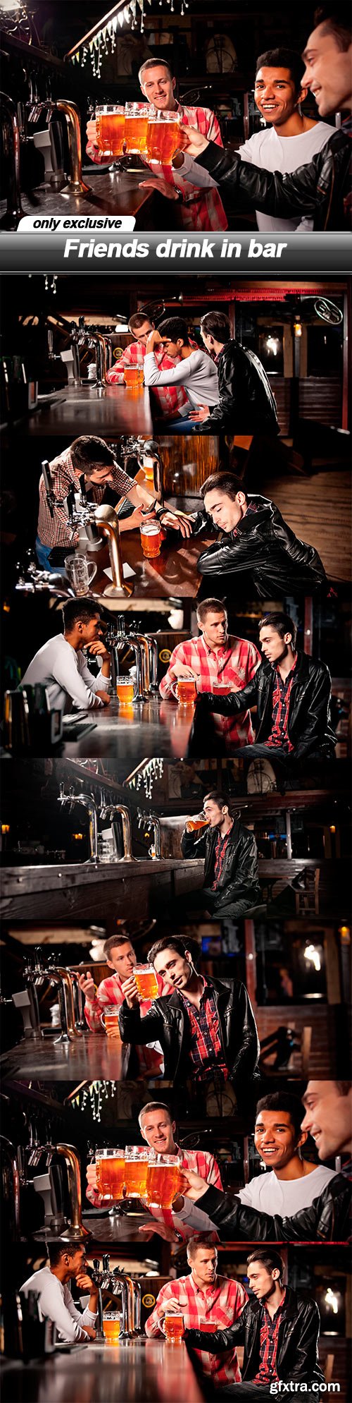 Friends drink in bar - 7 UHQ JPEG