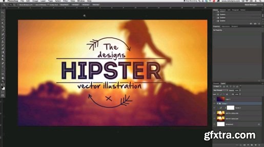 Skillfeed -  Design A Creative Hipster Logo In Photoshop