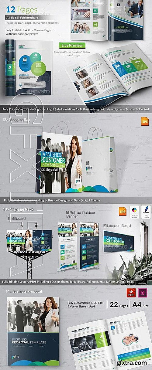 GraphicRiver - Elite Business Branding Identity Mega Pack 10066175