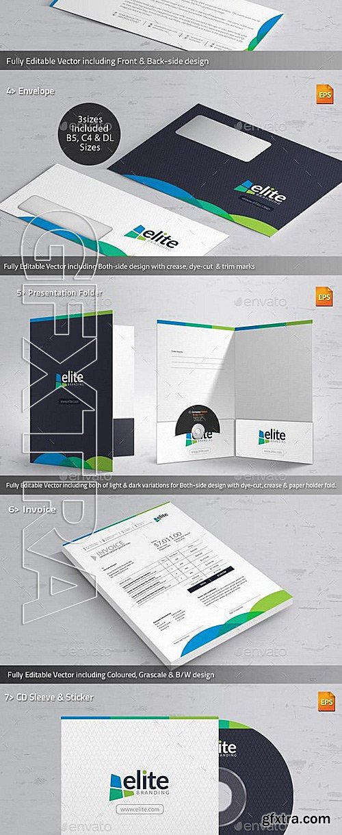 GraphicRiver - Elite Business Branding Identity Mega Pack 10066175