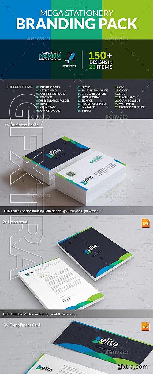 GraphicRiver - Elite Business Branding Identity Mega Pack 10066175