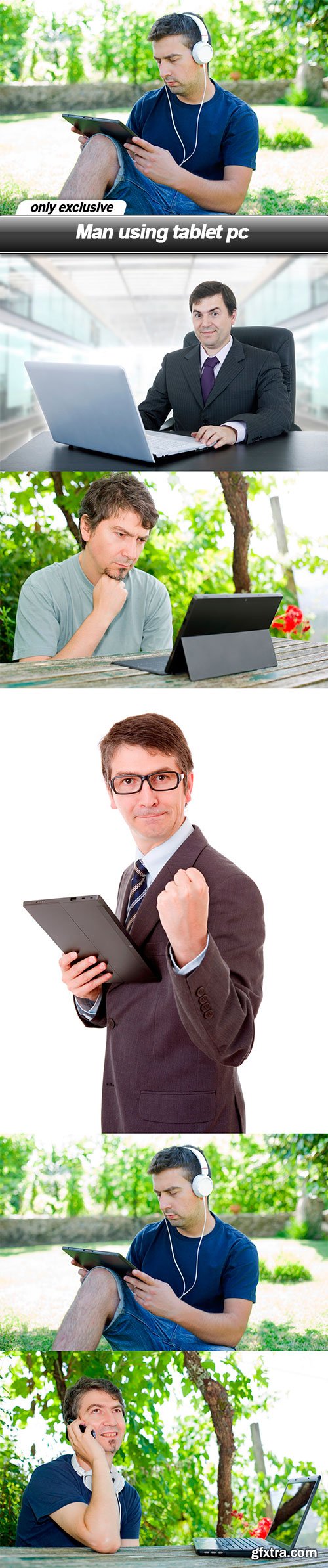 Man using tablet pc - 5 UHQ JPEG