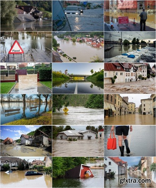 Collection of flooding in the city of flood natural disaste 25 HQ Jpeg