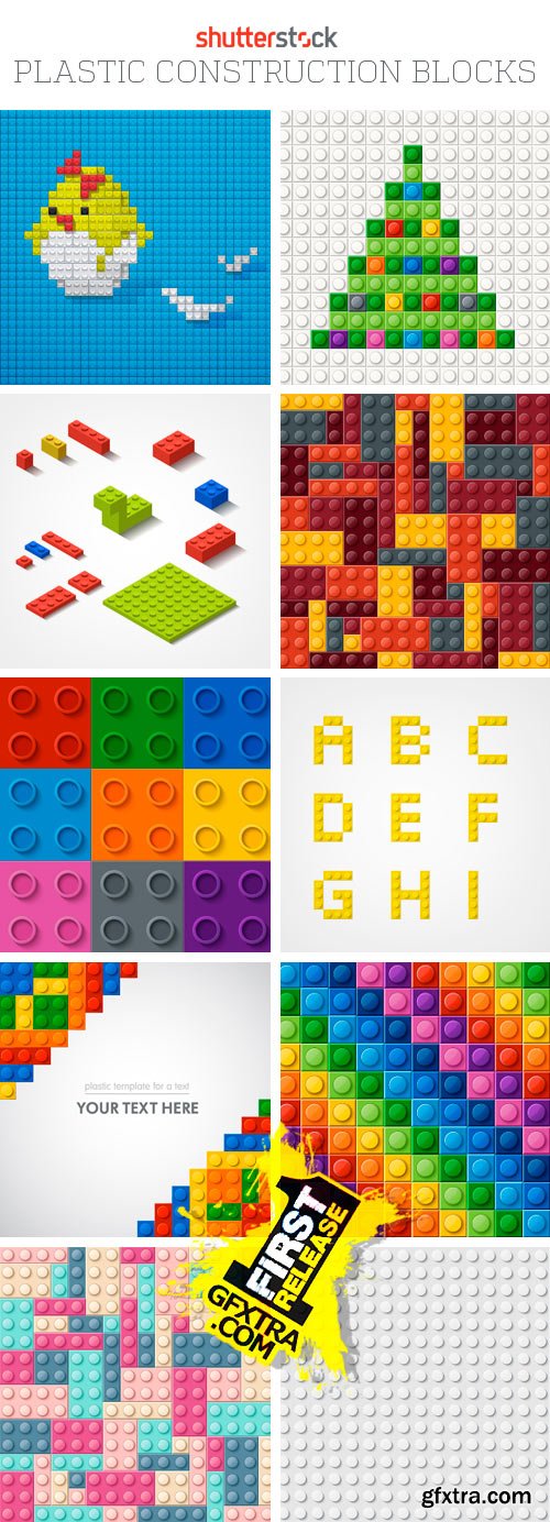 Amazing SS - Plastic Construction Blocks, 25xEPS