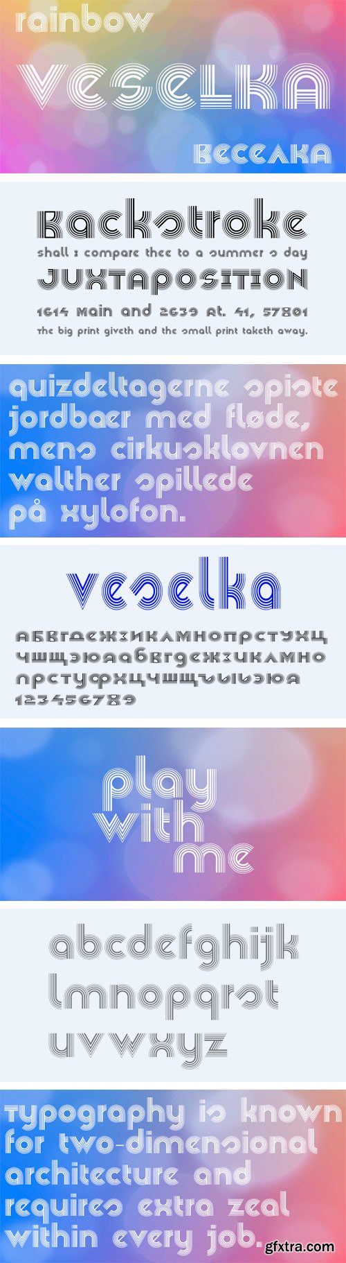 Veselka 4F Font