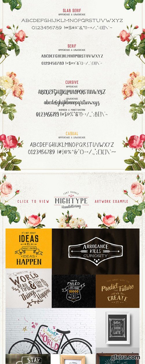 CM - Mightype FontPack Handlettering 325475