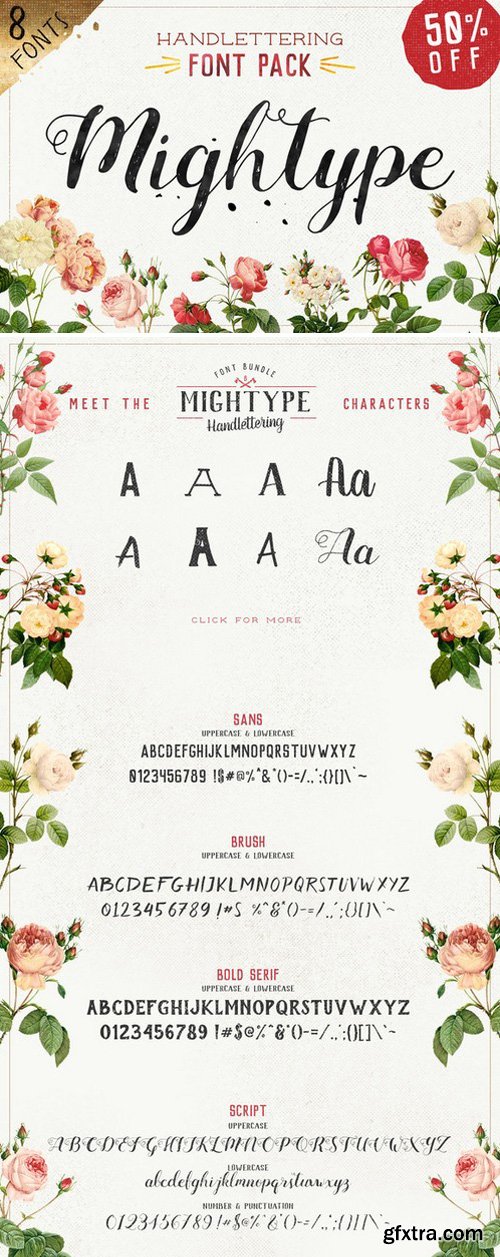 CM - Mightype FontPack Handlettering 325475