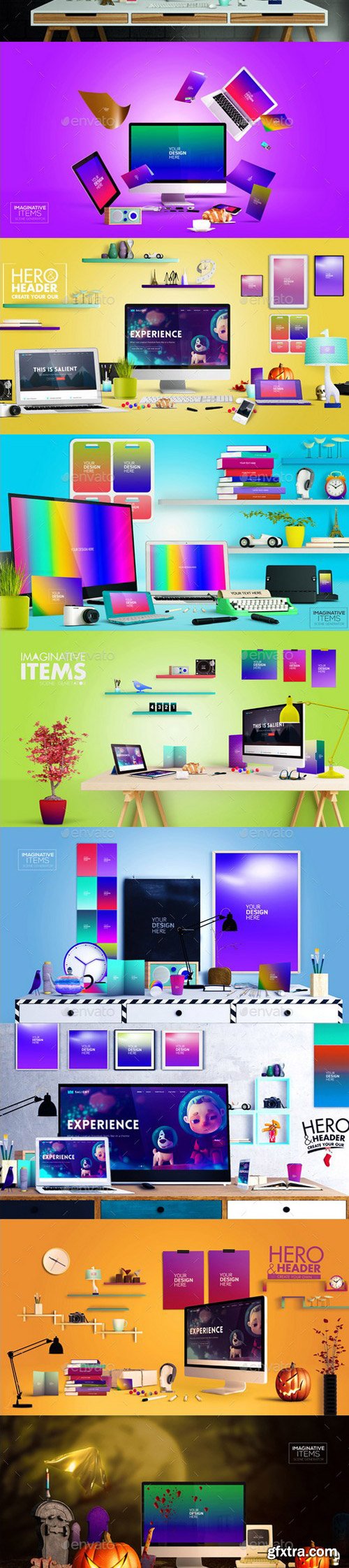 GraphicRiver - 12103607 Imaginative Items Scene Generator