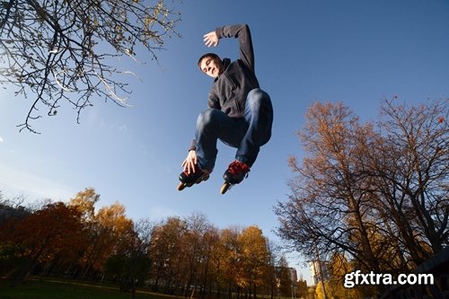 Collection of people rollerblading park holiday fun roller 25 HQ Jpeg