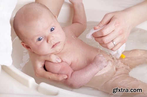 Collection of child bathes in a bathroom baby 25 HQ Jpeg