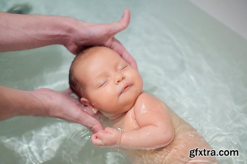 Collection of child bathes in a bathroom baby 25 HQ Jpeg