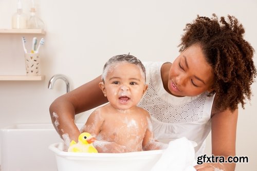 Collection of child bathes in a bathroom baby 25 HQ Jpeg