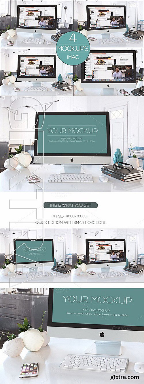 CM - 4 Mockups iMac 324744