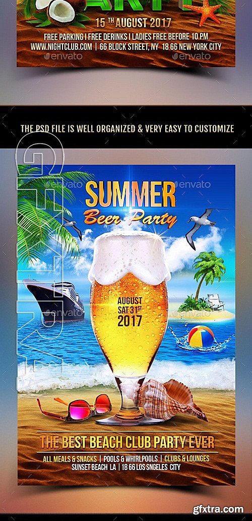 GraphicRiver - Summer Party Flyer Bundle 12238053