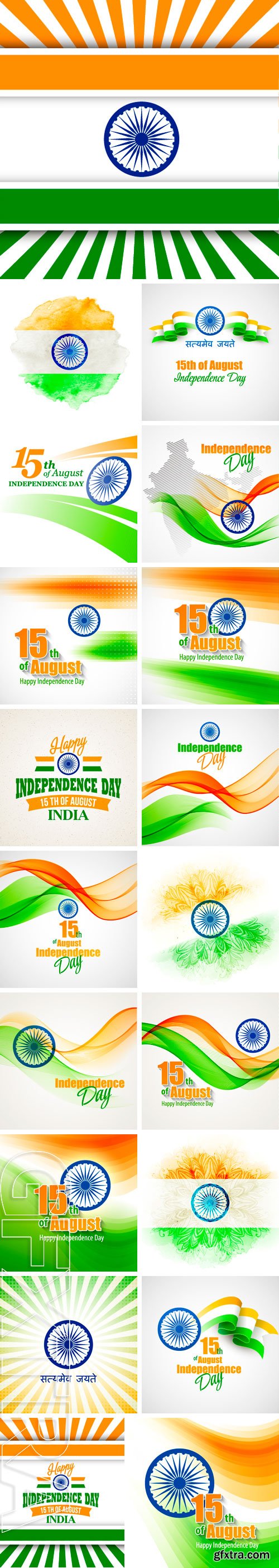 Stock Vectors - Creative Indian Independence Day concept. Vector illustration