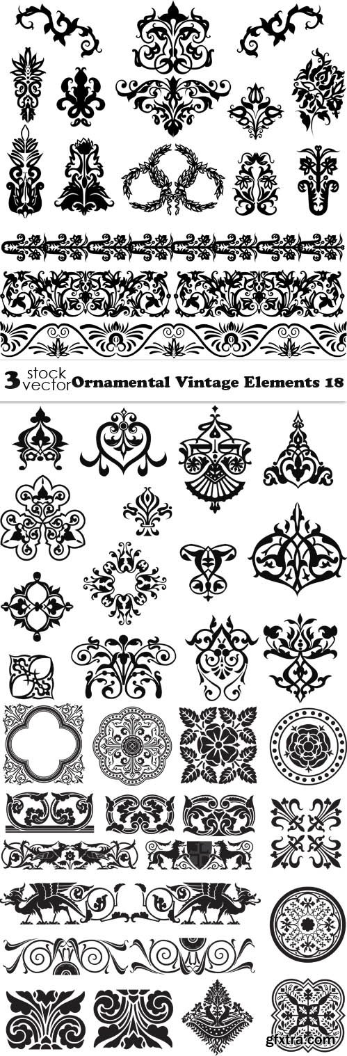 Vectors - Ornamental Vintage Elements 18