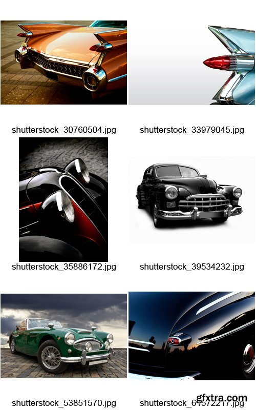 Amazing SS - Retro Cars, 25xJPGs