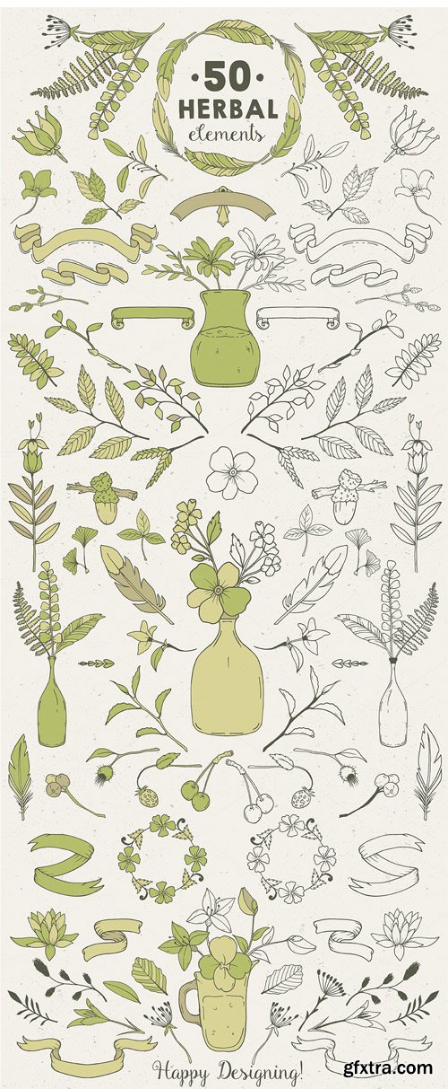 CM 275444 - Herbal Mini Pack, Logos & Elements