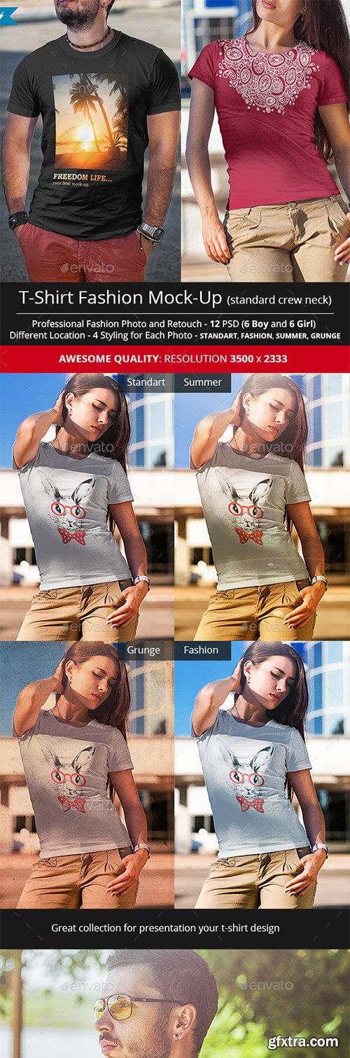 GraphicRiver - 12098982 T-Shirt Fashion Mock-Up v2