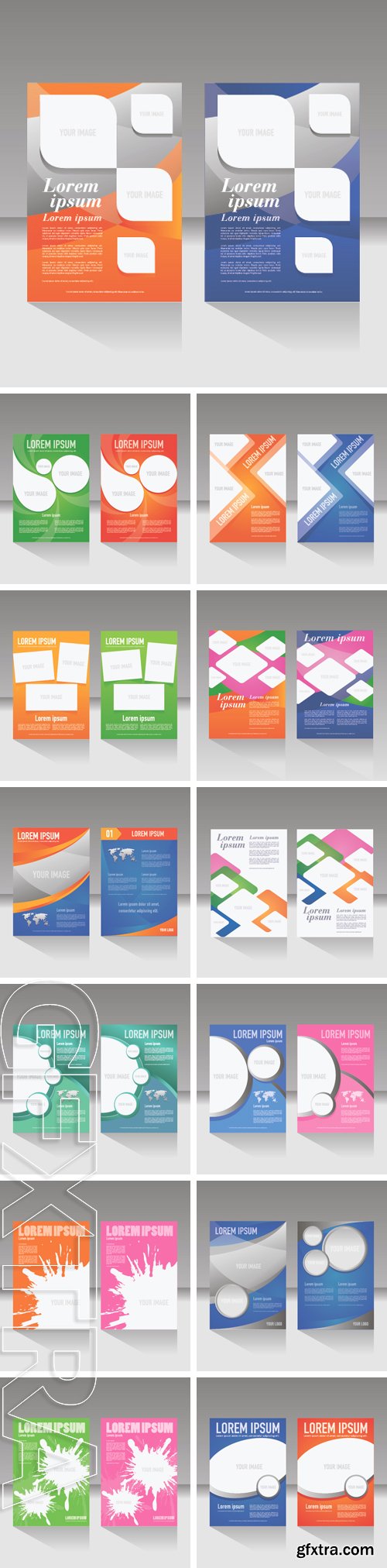 Stock Vectors - Magazine cover, brochure, flyer, poster & layout template