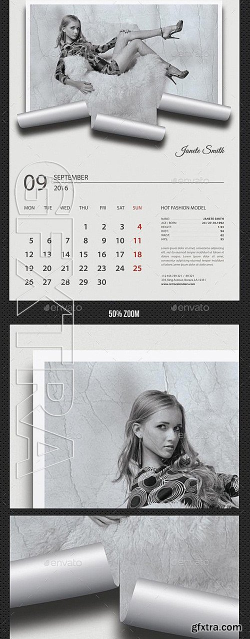 GraphicRiver - 3 in 1 Wall Calendar 2016 Bundle V13 12244682