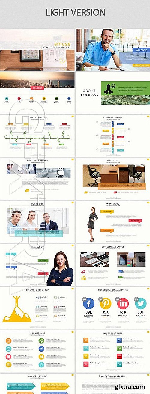 GraphicRiver - Amuse Power Point Presentation 12087845