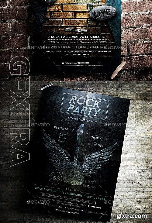 GraphicRiver - Rock Event Bundle 12244664