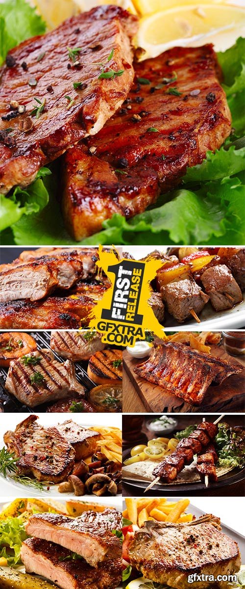 Stock Images Delicious grilled pork